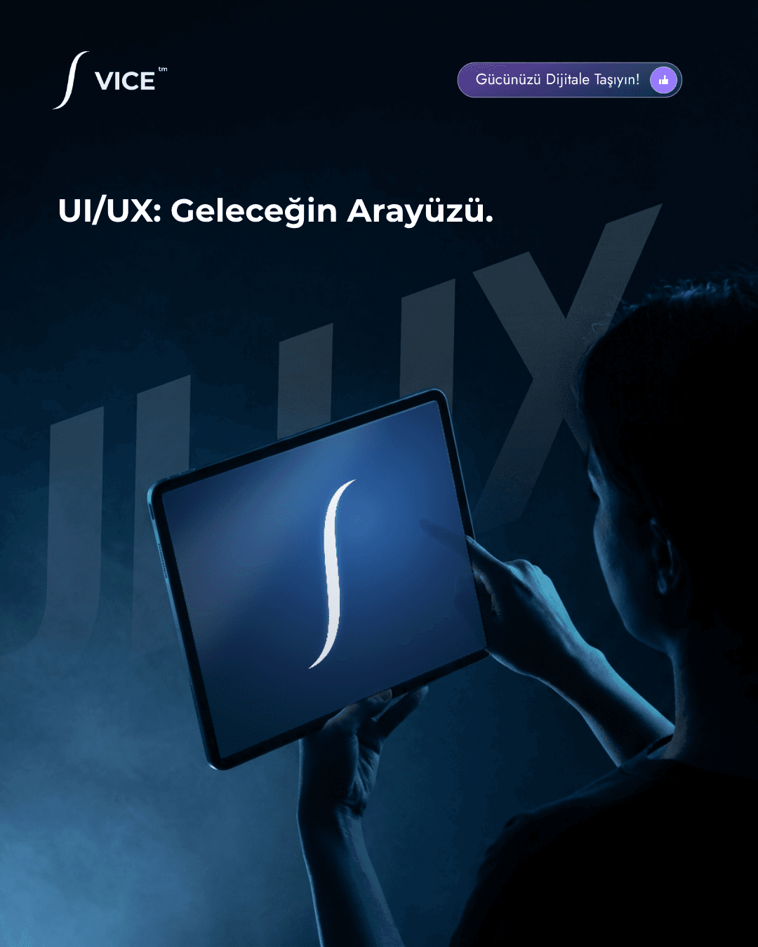Vice Yazılım UI ve UX kurumsal tasarımı